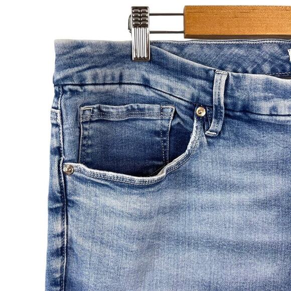 Good American Good Legs High Rise Skinny Stretch Jeans Indigo GL873T Size 20 - Picture 6 of 15